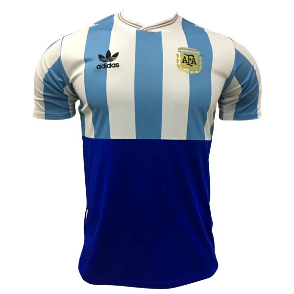 Maillot Football Argentine Édition Commémorative 2018 Bleu